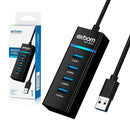 Hub USB 3.0 4 Portas [Preto]
