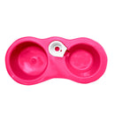 Tigela Dupla Água e Ração [Rosa]