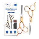 Kit Tesouras Profissional [Dourada]