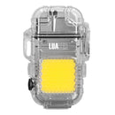 Isqueiro de Plasma com Lanterna [Prata]