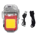 Isqueiro de Plasma com Lanterna [Vermelho]