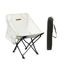 Cadeira Dobrável de Camping Pesca Premium [Bege com Bolso]