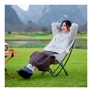 Cadeira Dobrável de Camping Pesca Premium [Bege com Bolso]