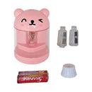 Apontador Elétrico Ursinho [Rosa]