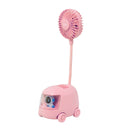 Ventilador Porta Lápis [Rosa]