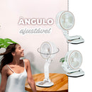 Ventilador de Mesa Retrátil [Marrom]