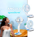 Ventilador de Mesa Retrátil [Azul]