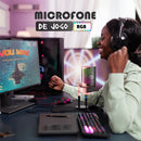 Microfone Gamer Condensador [Rosa]