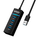 Hub USB 3.0 4 Portas [Preto]