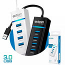 Hub USB 3.0 4 Portas [Preto]