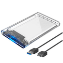 Case HD 2.5 e SATA SSD USB 3.0 [Transparente]