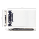 Case HD 2.5 e SATA SSD USB 3.0 [Transparente]