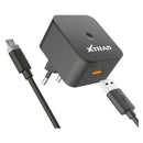 Cabo com Fonte Carregador Turbo Micro USB V8