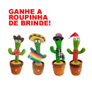 Cacto Dançante Falante [Grátis Roupa]