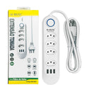 Extensão de Tomadas [4 Tomadas + 3 USB]