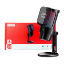 Microfone Gamer Condensador RGB [Preto]