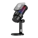 Microfone Gamer Condensador RGB [Preto]
