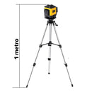 Kit Nível a Laser Profissional 3D com Tripé [12 Linhas]