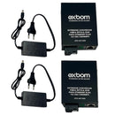 Kit Extensor Conversor de Fibra Óptica