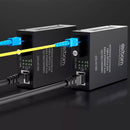 Kit Extensor Conversor de Fibra Óptica