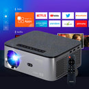 Projetor Android 5G 4K com Espelhamento Sem Fio [Cinza/Preto]