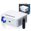 Projetor Android 5G 4K com Espelhamento Sem Fio [Branco]