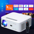 Projetor Android 5G 4K com Espelhamento Sem Fio [Branco]