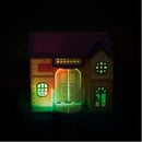 Cofrinho Casinha Puxa Moeda [Rosa/Roxo]