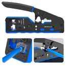 Alicate EZ Crimp de Passagem RJ45, RJ12 e RJ11