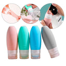 Kit Viagem Pote de Silicone [4 Fracos]