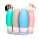 Kit Viagem Pote de Silicone [4 Fracos]