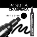 Canetão Permanente 12 Unidades [Preto]