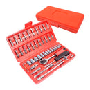 Kit Chave Canhão Catraca [46 Peças]