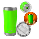 Copo Térmico com Tampa e Abridor 591ml [Verde Neon]