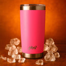 Copo Térmico com Tampa e Abridor 591ml [Rosa Neon]