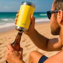 Copo Térmico com Tampa e Abridor 591ml [Amarelo Neon]