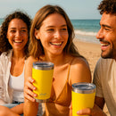 Copo Térmico com Tampa e Abridor 591ml [Amarelo Neon]