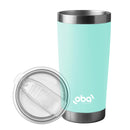 Copo Térmico com Tampa e Abridor 591ml [Verde Água]