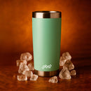 Copo Térmico com Tampa e Abridor 591ml [Verde Água]
