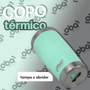 Copo Térmico com Tampa e Abridor 591ml [Verde Água]