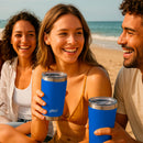 Copo Térmico com Tampa e Abridor 591ml [Azul]