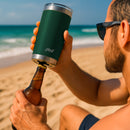 Copo Térmico com Tampa e Abridor 591ml [Verde Militar]