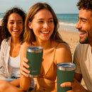 Copo Térmico com Tampa e Abridor 591ml [Verde Militar]