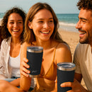 Copo Térmico com Tampa e Abridor 591ml [Preto]