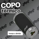 Copo Térmico com Tampa e Abridor 591ml [Preto]