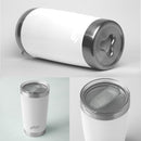 Copo Térmico com Tampa e Abridor 591ml [Branco]