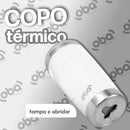 Copo Térmico com Tampa e Abridor 591ml [Branco]