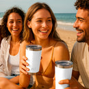 Copo Térmico com Tampa e Abridor 591ml [Branco]