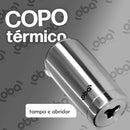 Copo Térmico com Tampa e Abridor 591ml [Inox]
