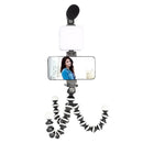 Kit Gravação Youtuber Live Tripé Led Microfone